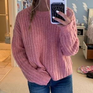 Cute pink sweater